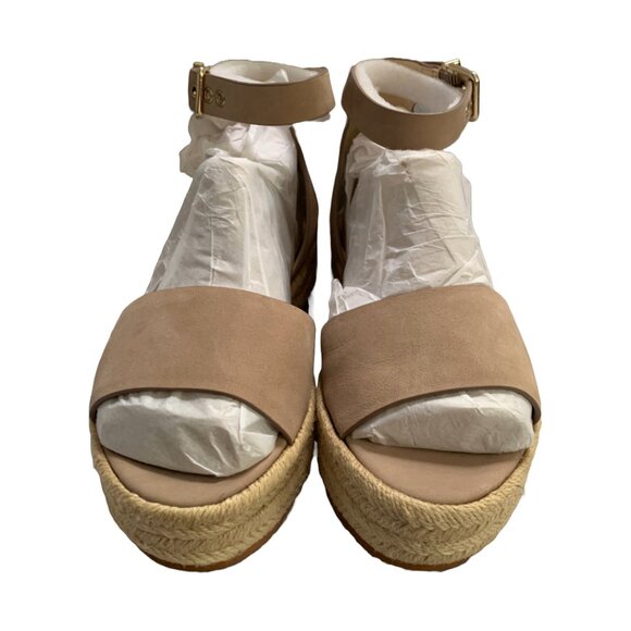 NWOB VINCE CAMUTO Women's Tan Suede Kathalia Flatform Espadrille Sandal Sz 5.5 - Picture 7 of 10